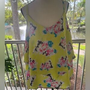 Torrid Yellow Floral Top